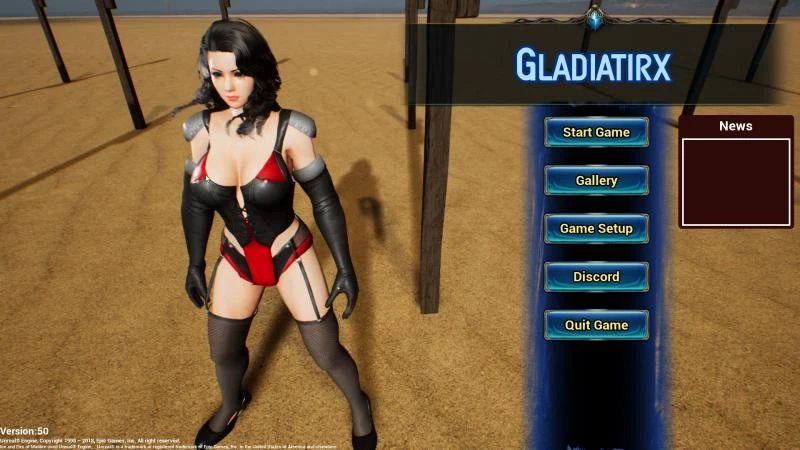 Wijat - Gladiatrix Version 0.01 - RareArchiveGames (Footjob, Mobile Game) [2023]