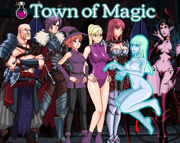 Town of Magic Ver.0.59.004 by Deimus - RareArchiveGames (Big Boobs, Lesbian) [2023]