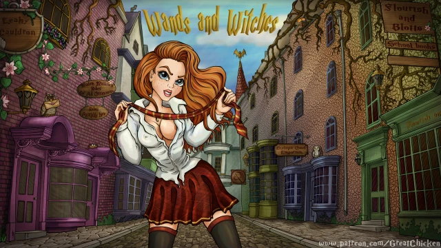 Great Chicken Studio Wands and Witches version 0.95 - RareArchiveGames (Adventure, Visual Novel) [2023]