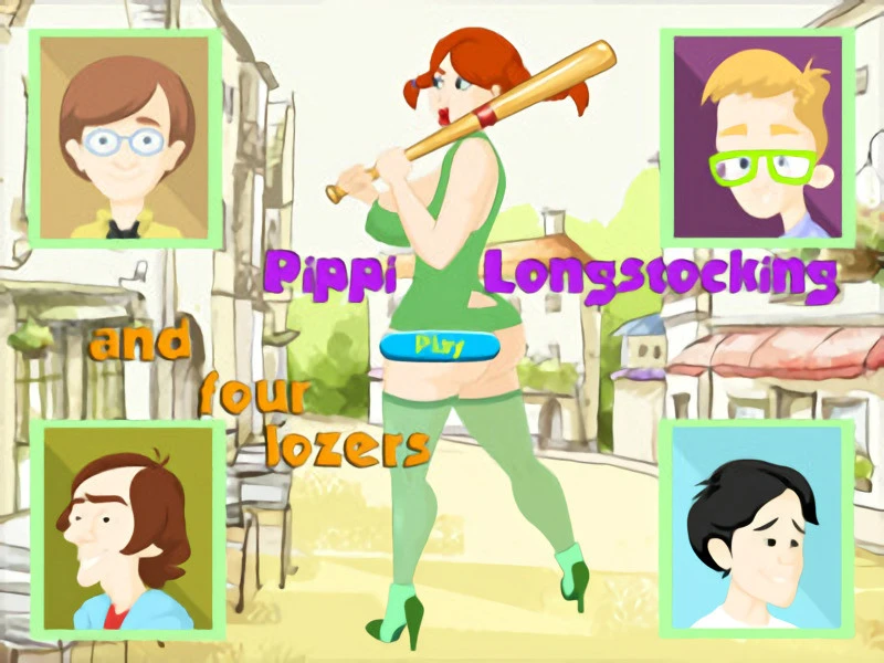 Porn Games - Pippi Longstocking and Four Lozers Final - RareArchiveGames (Dating Sim, Stripping) [2023]