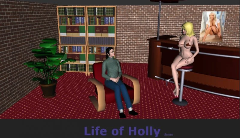Mike Velesk Life Of Holly version 1.3 - RareArchiveGames (Gag, Point & Click) [2023]