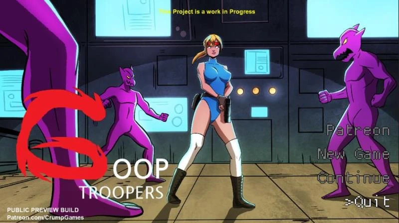 Goop Troopers - Subscriber Build 1 by CrumpGames - RareArchiveGames (Adventure, Visual Novel) [2023]