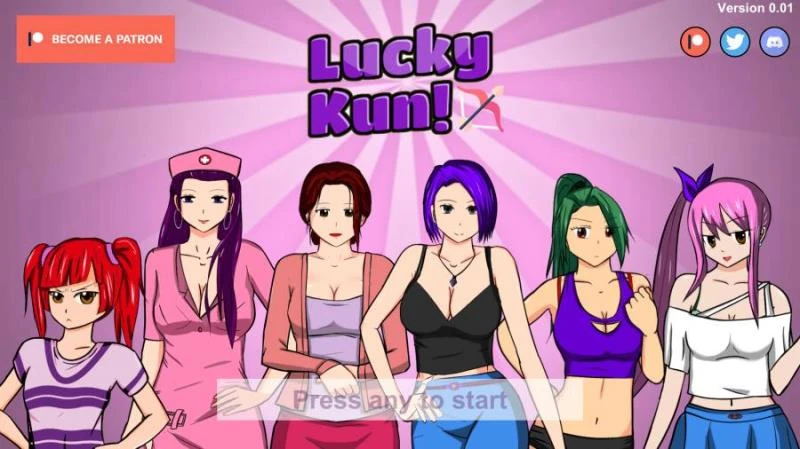 Lucky Kun - Version 0.01 by MadDev - RareArchiveGames (Bukakke, Cum Eating) [2023]