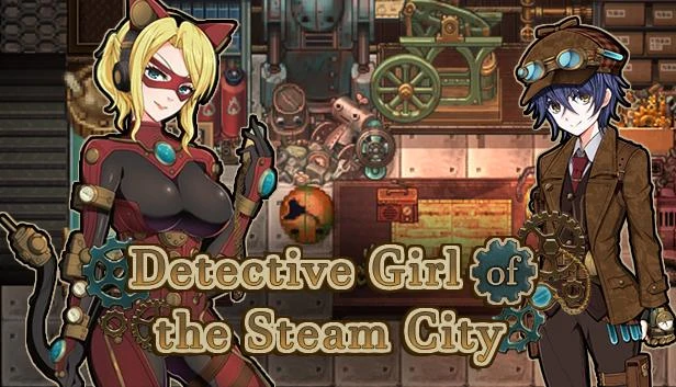 Detective Girl of the Steam City v2.01 by Clymenia/Kagura Games - RareArchiveGames (Rpg, Big Dick) [2023]