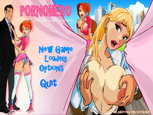 MOMOTDart PornoHero version 0.07 - RareArchiveGames (Big Boobs, Lesbian) [2023]