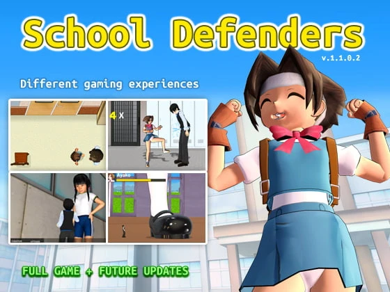 Hentai 3D - School Defenders (eng) Demo - RareArchiveGames (Group Sex, Prostitution) [2023]