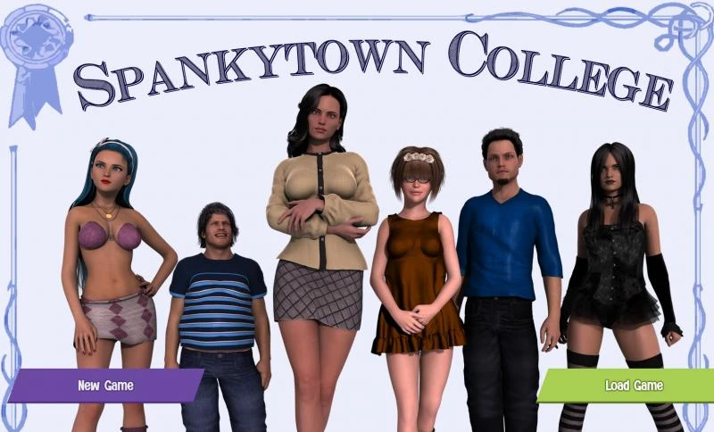 OTK Productions - Spankytown College v1.3.5 - RareArchiveGames (Bdsm, Male Protagonist) [2023]