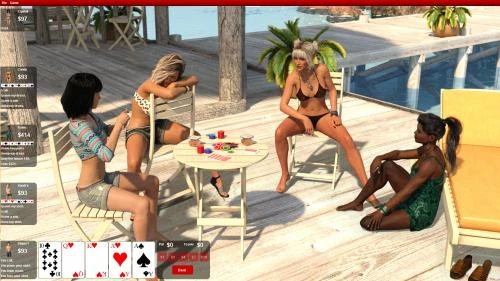 California Strip Poker 1.6 by Eldricus - RareArchiveGames (Footjob, Voyeurism) [2023]