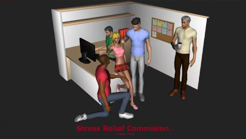 Stress Relief Commision v0.5 by Mike Velesk - RareArchiveGames (Bondage, Voyeur) [2023]