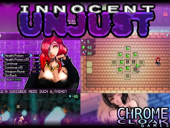 Innocent Unjust Ver.1.2a Completed by Chrome Cloak Games - RareArchiveGames (Creampie, Combat) [2023]