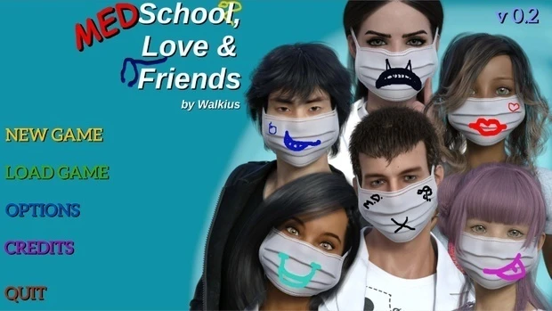Medschool, Love and Friends – Version 0.6 - Walkius (Sci-Fi, Hentai) [2023]