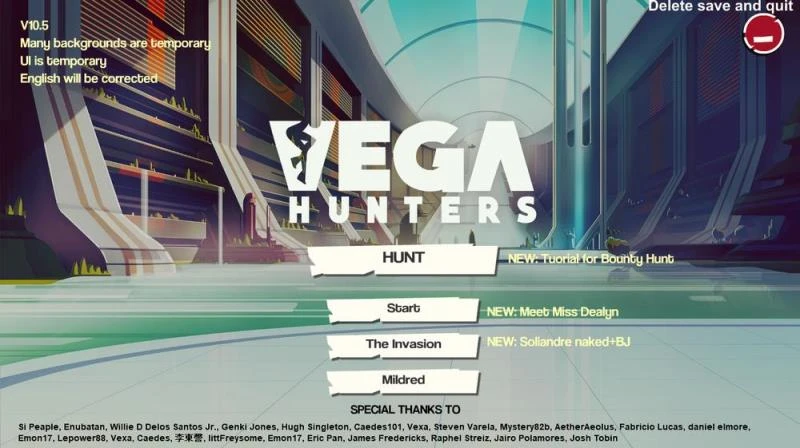 Vega Hunters – Version 2.3.6 - David Goujard (Masturbation, Titfuck) [2023]