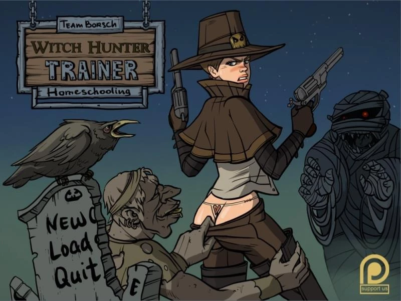 Witch Hunter Trainer – 2023-08-07 (Big Boobs, Lesbian) [2023]